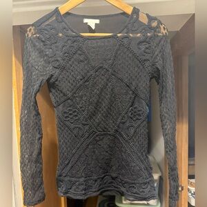 Gorgeous H&M mesh black top